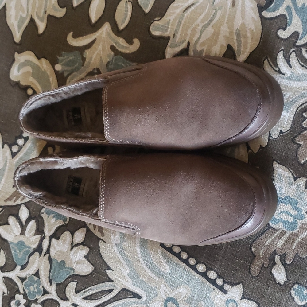 Frye sherpa loafers